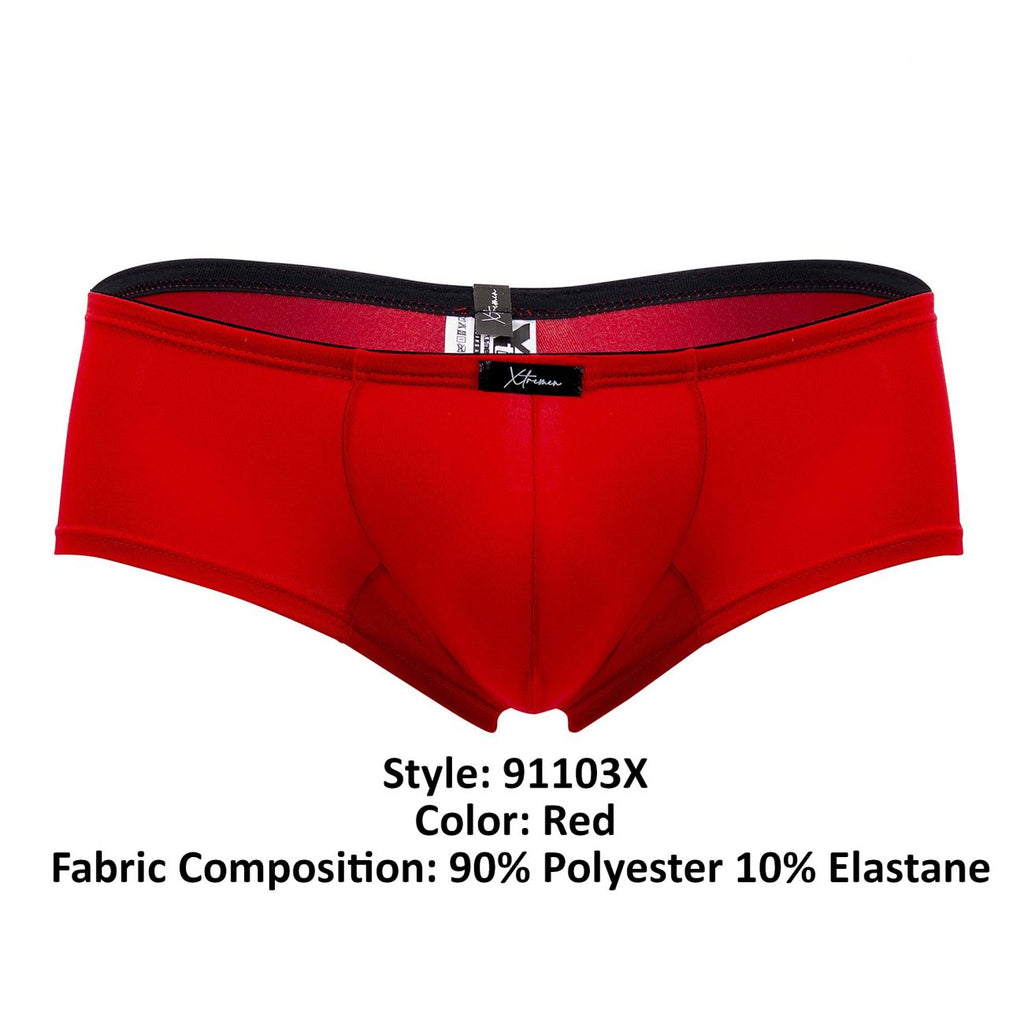 Xtremen Full-Coverage Microfiber Trunks - Red