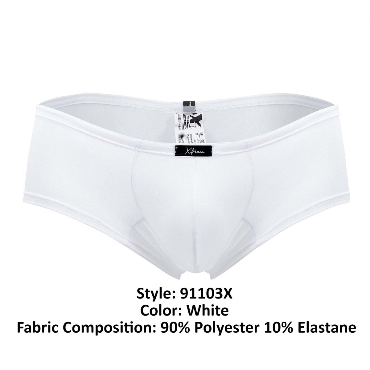 Xtremen Full-Coverage Microfiber Trunks - White