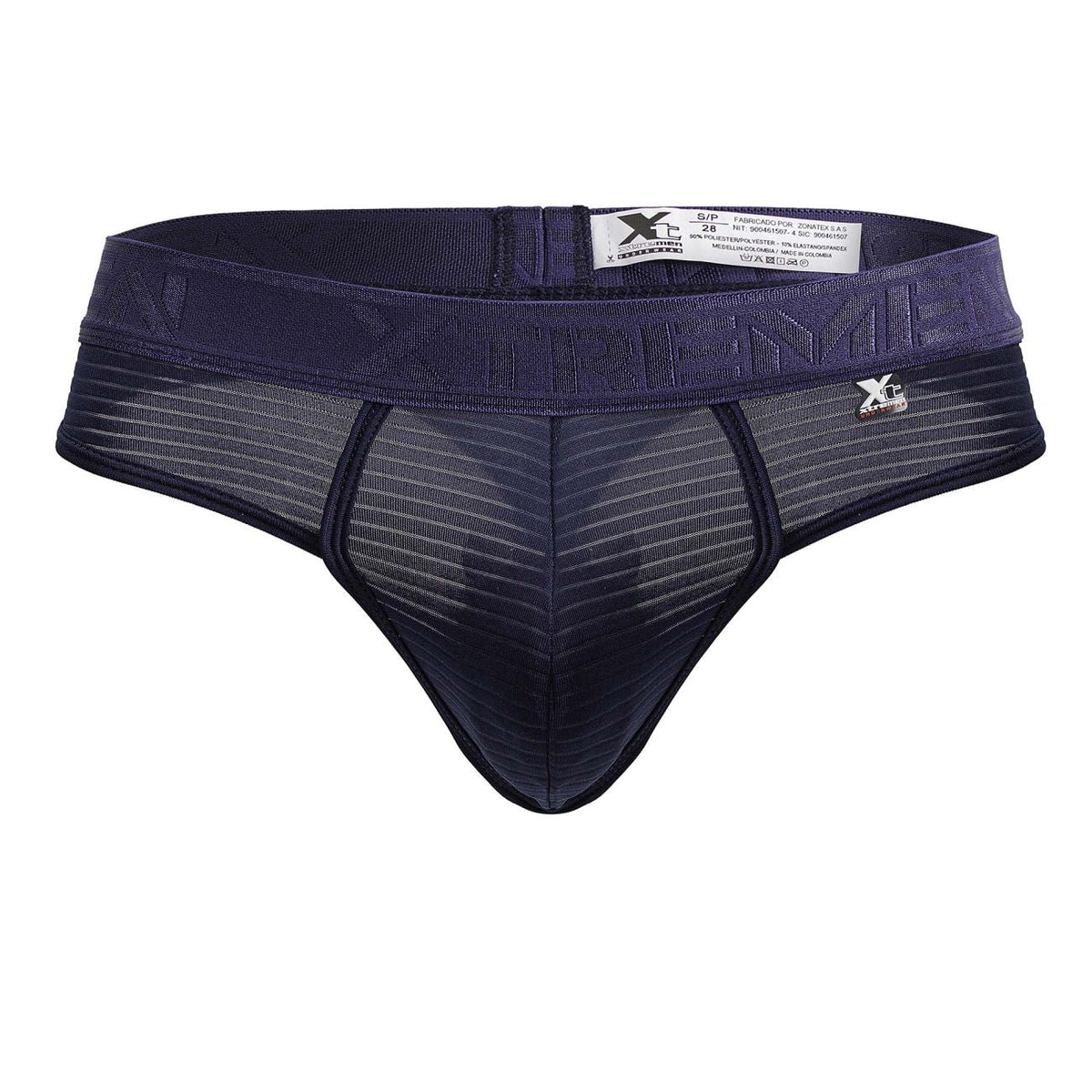 Xtremen Microfiber Thongs - Navy