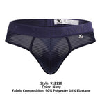 Xtremen Microfiber Thongs - Navy