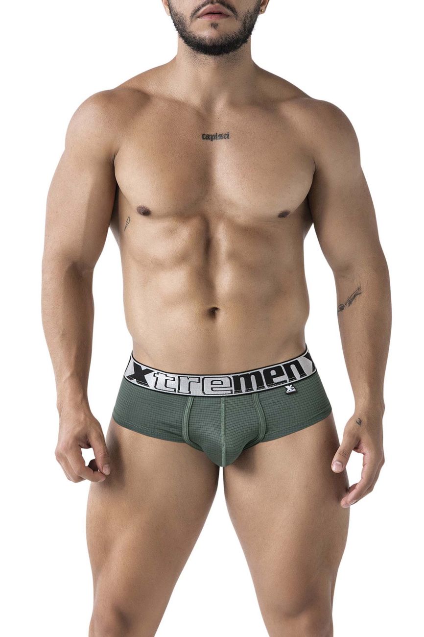 Xtremen Microfiber Briefs - Green