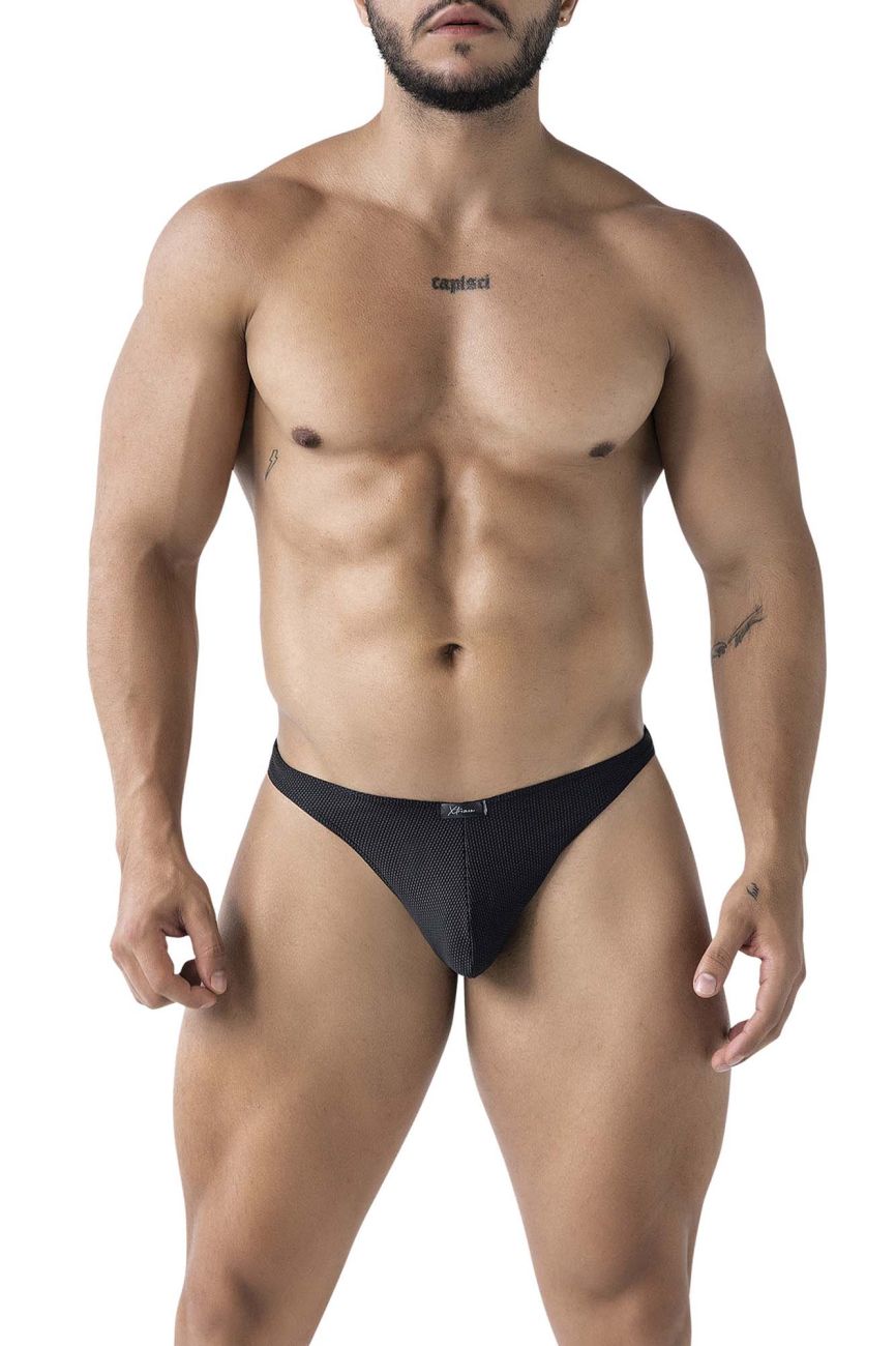 Xtremen Ultra-Lightweight Microfiber Thongs - Black