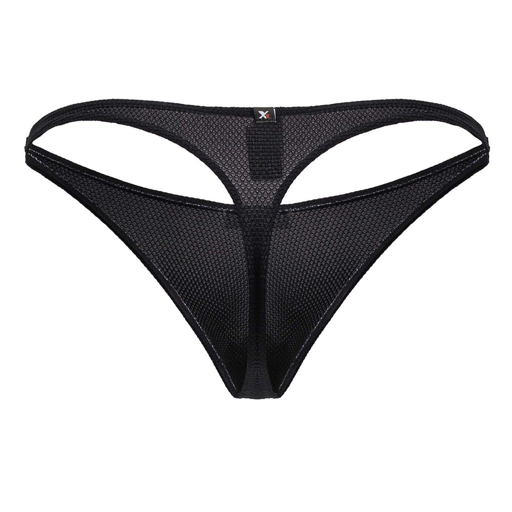 Xtremen Ultra-Lightweight Microfiber Thongs - Black