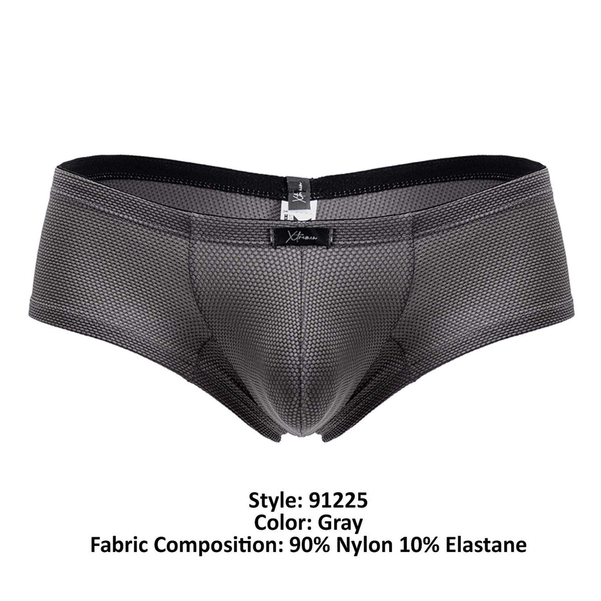 Xtremen Soft-Stretch Microfiber Trunks - Gray