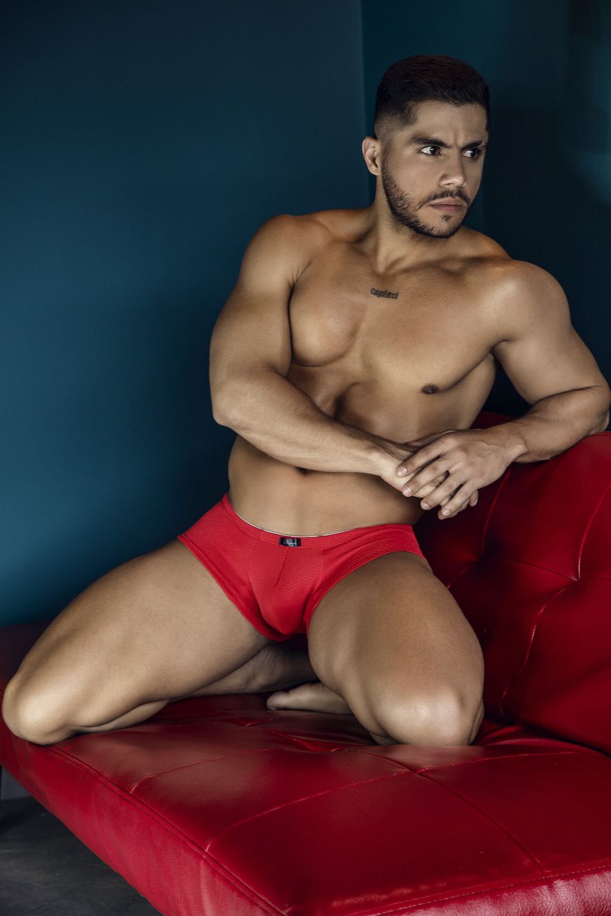 Xtremen Soft-Stretch Microfiber Trunks - Red