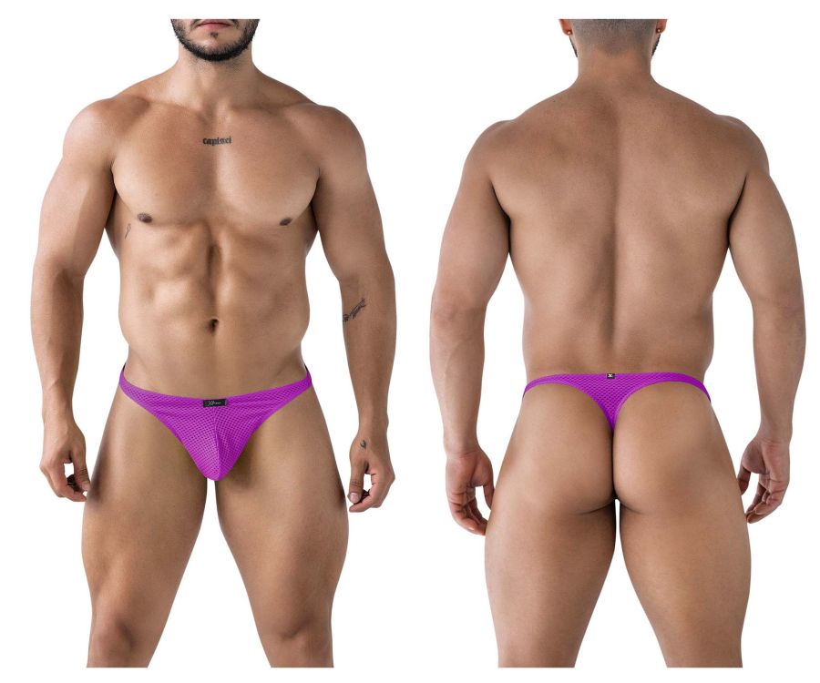 Xtremen Microfiber Thongs - Purple