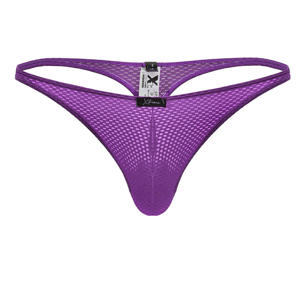 Xtremen Microfiber Thongs - Purple
