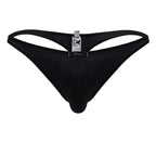Xtremen Breathable Microfiber Thongs - Black