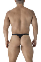 Xtremen Breathable Microfiber Thongs - Black