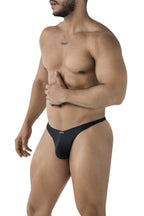 Xtremen Breathable Microfiber Thongs - Black