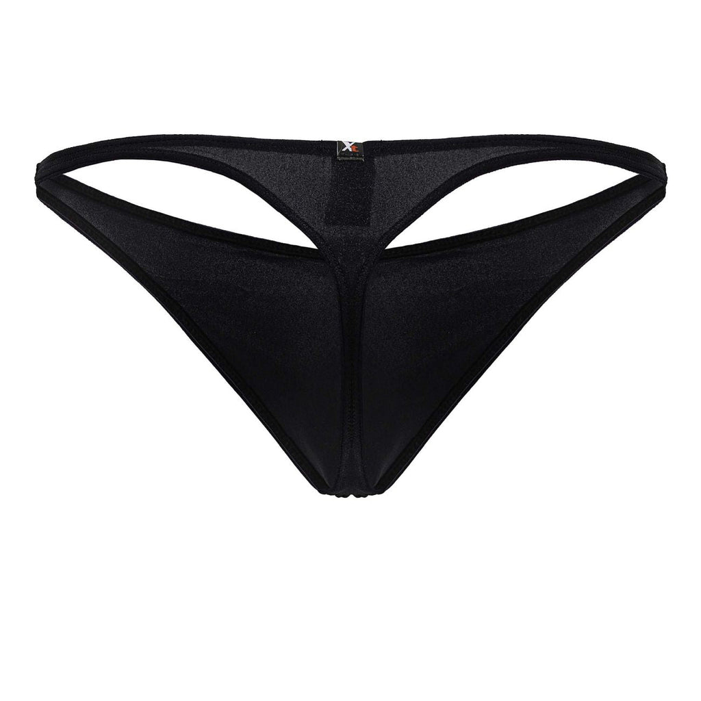 Xtremen Breathable Microfiber Thongs - Black