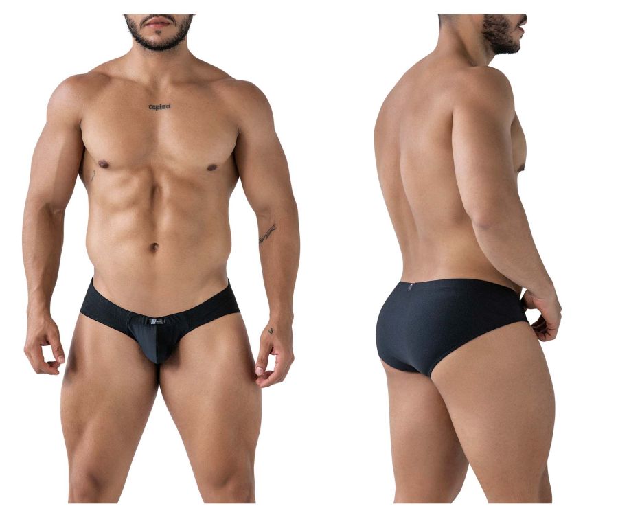 Xtremen Breathable Microfiber Briefs - Black