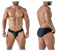 Xtremen Breathable Microfiber Briefs - Black