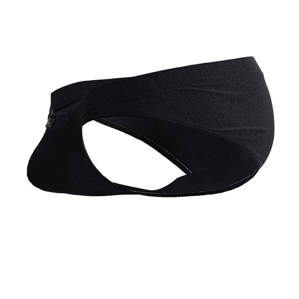 Xtremen Breathable Microfiber Briefs - Black