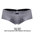 Xtremen Moisture-Wicking Microfiber Trunks - Gray