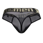 Xtremen Stretch-Fit Microfiber Thongs - Black