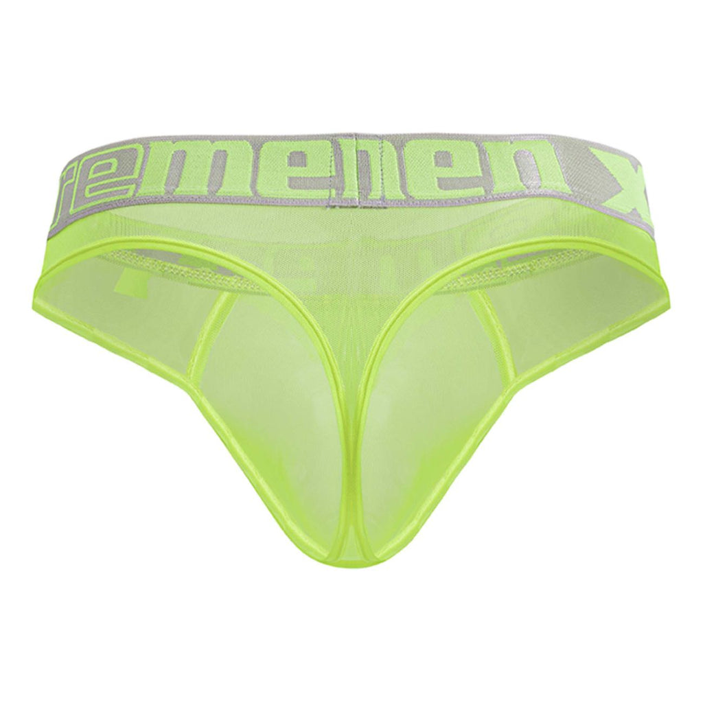 Xtremen Microfiber Thongs - Neon Green