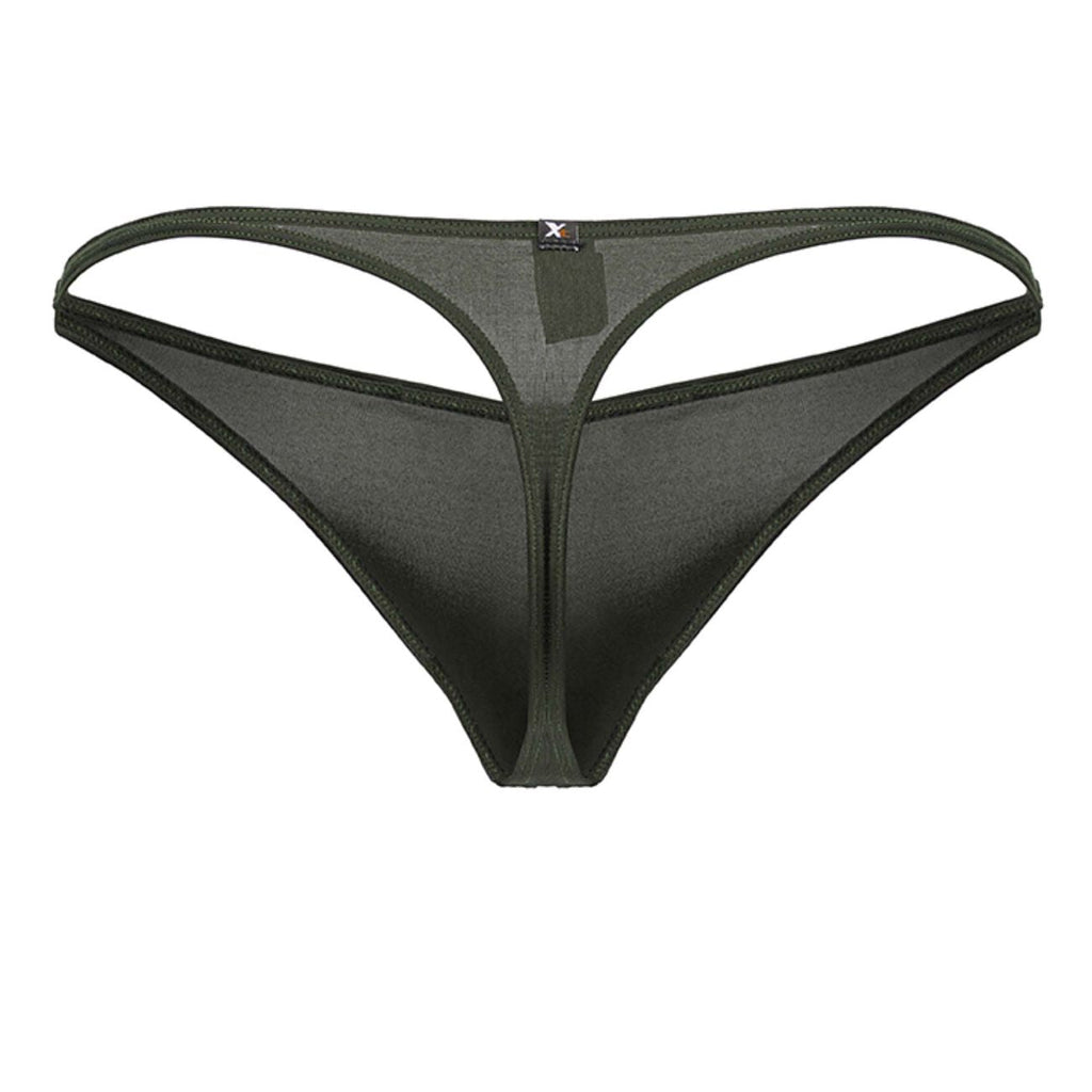Xtremen Microfiber Thongs - Green