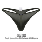 Xtremen Microfiber Thongs - Green