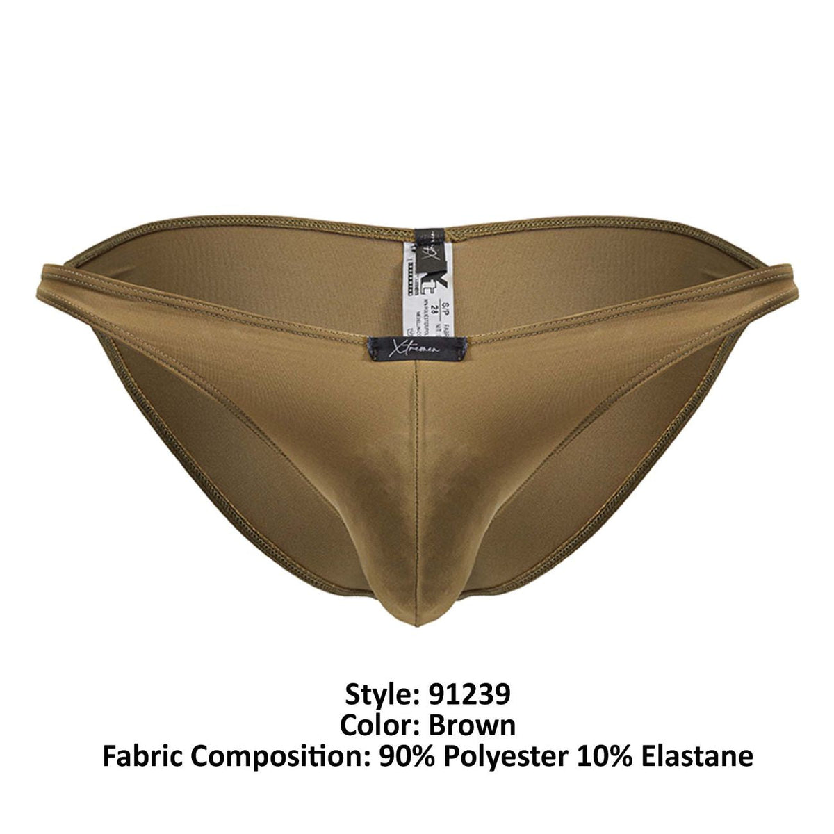 Xtremen Microfiber Bikini - Brown
