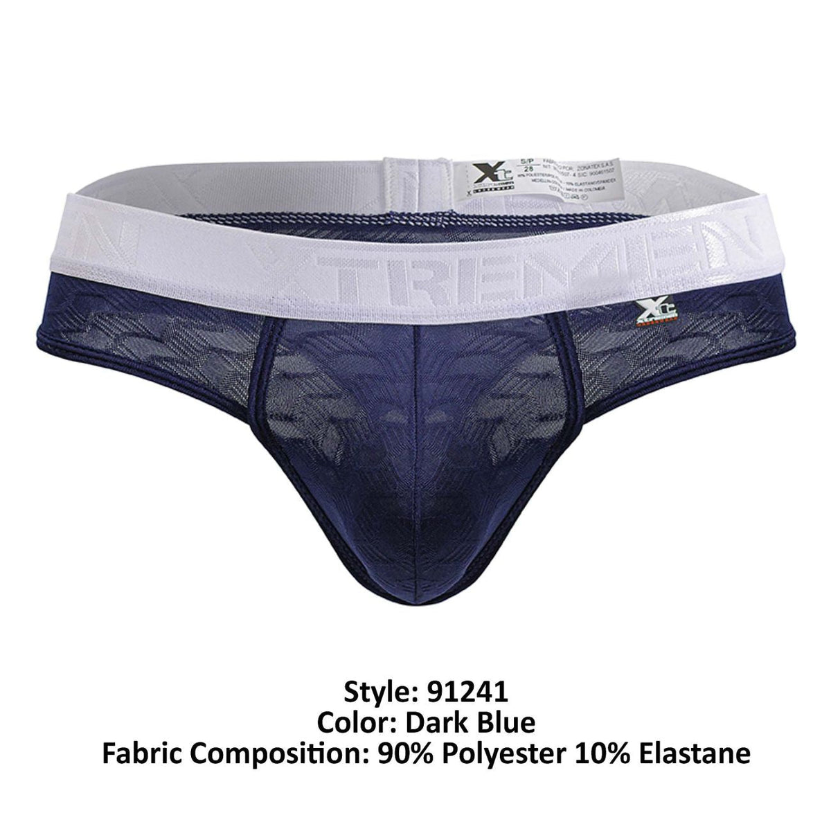Xtremen Microfiber Thongs - Dark Blue