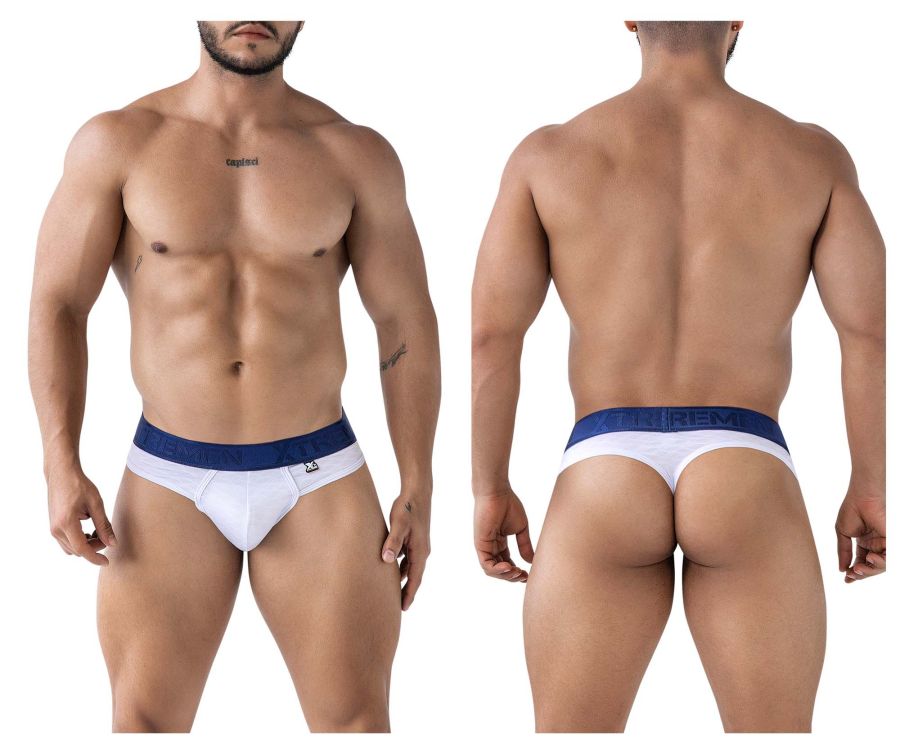 Xtremen Microfiber Thongs - White