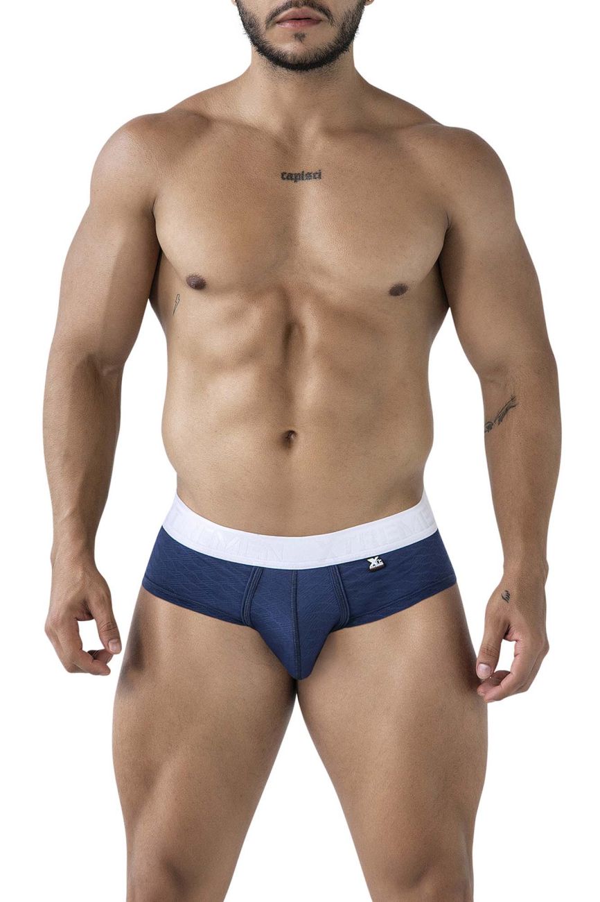 Xtremen Microfiber Briefs - Dark Blue