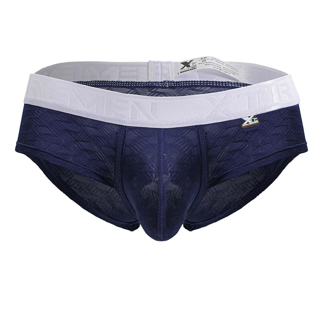 Xtremen Microfiber Briefs - Dark Blue