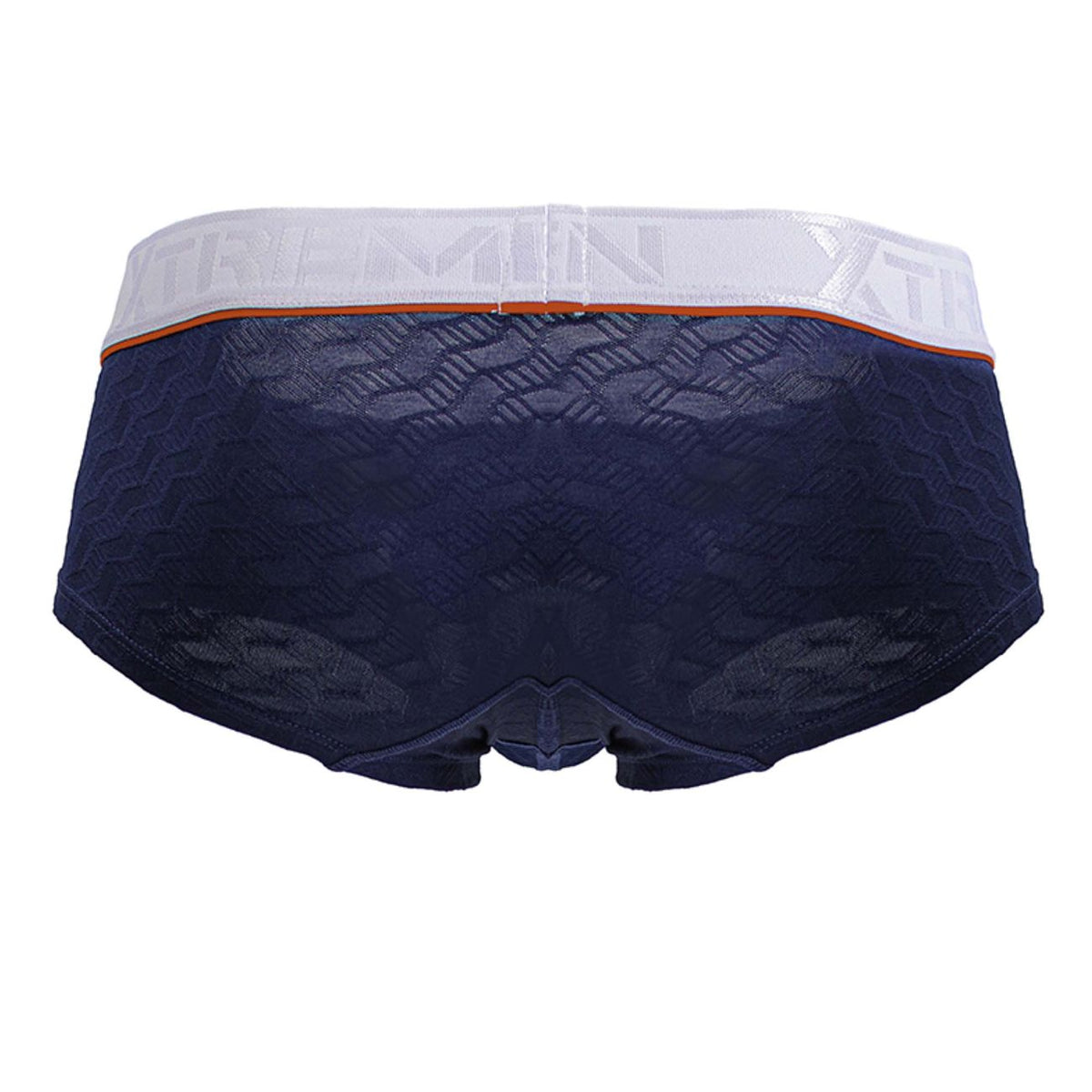 Xtremen Contrast Waistband Microfiber Trunks - Dark Blue