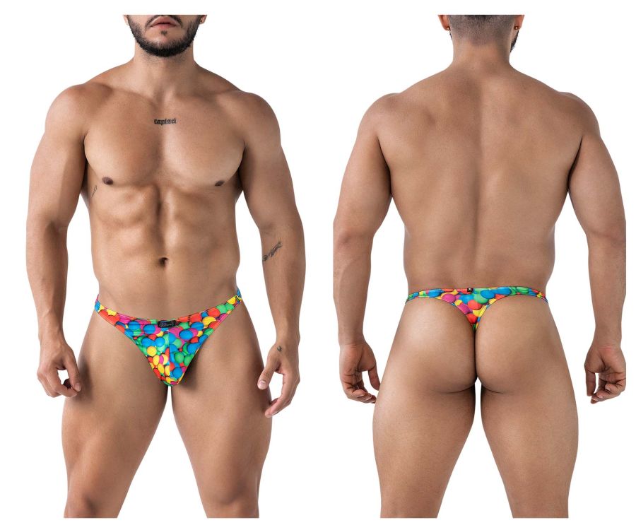 Xtremen Printed Thongs - Bubbles