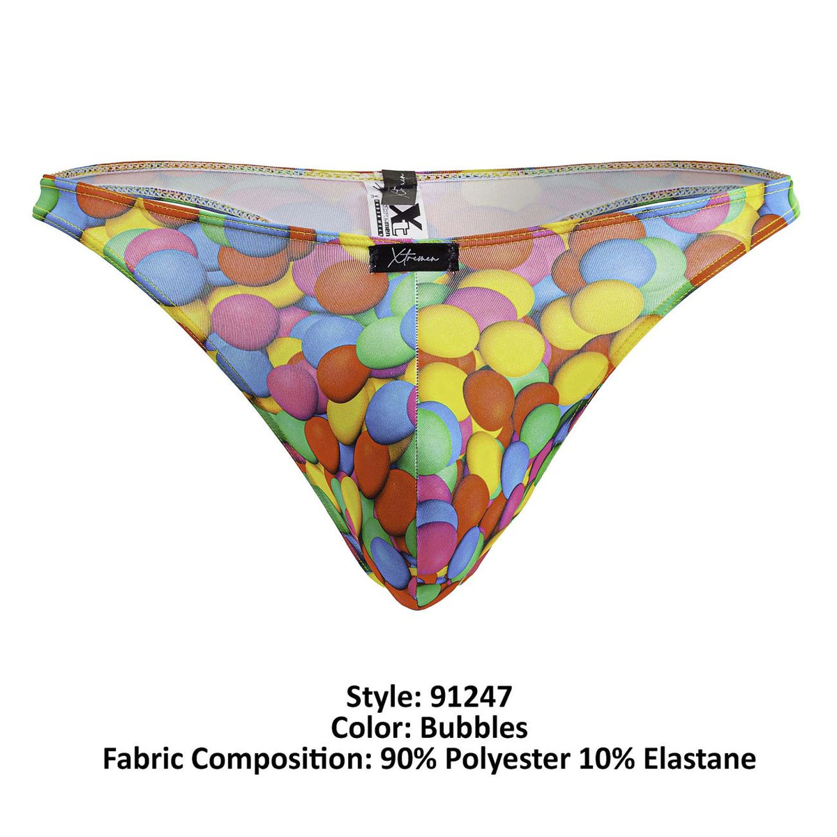 Xtremen Printed Thongs - Bubbles