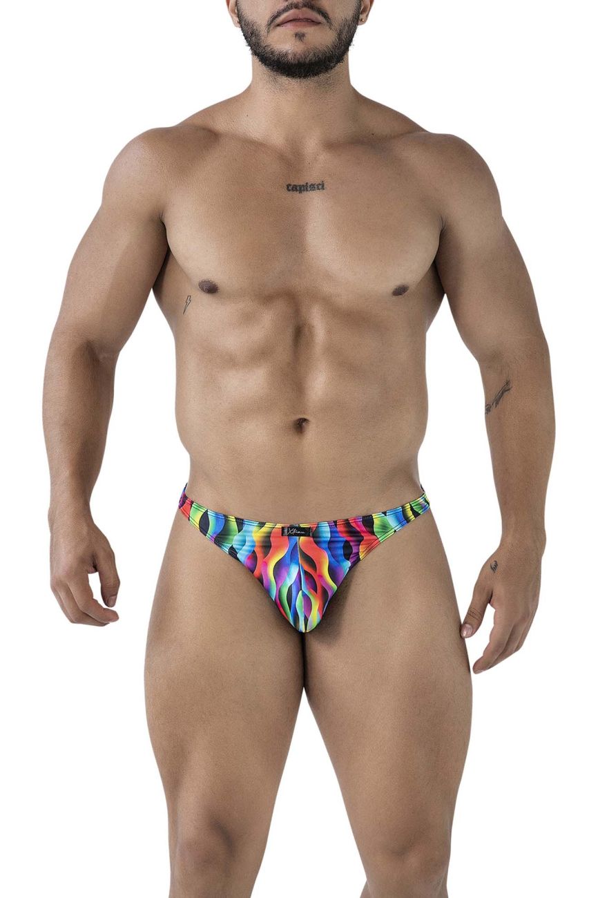 Xtremen Printed Thongs - Waves