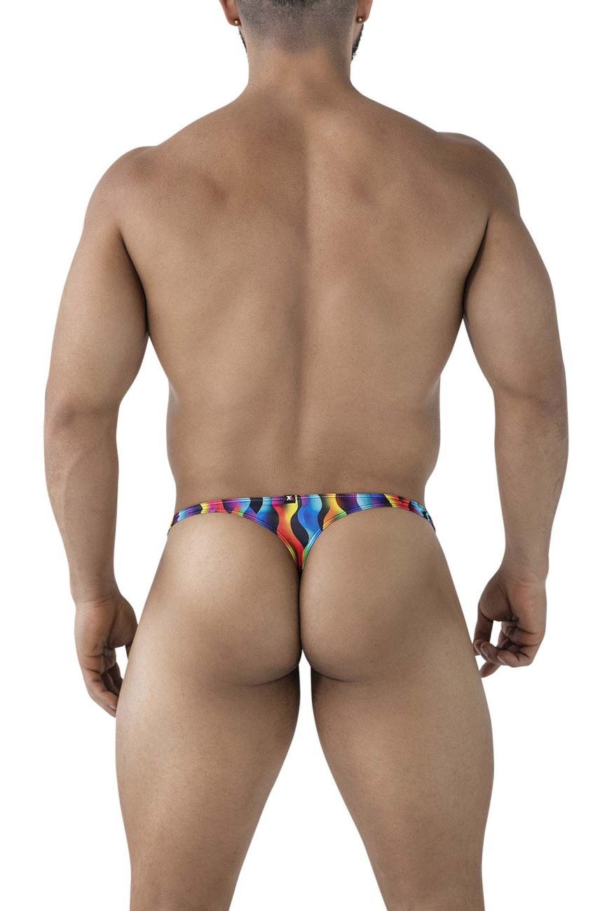 Xtremen Printed Thongs - Waves
