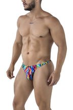 Xtremen Printed Thongs - Waves