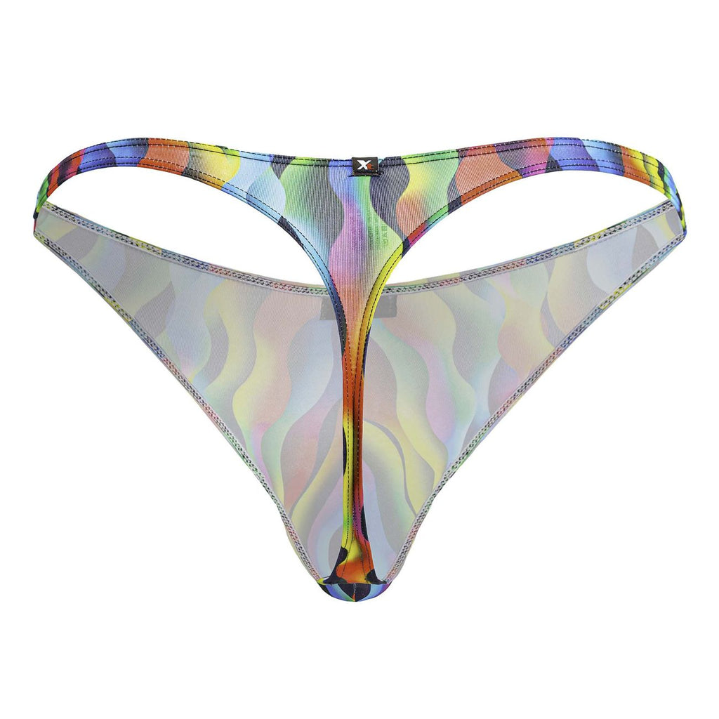 Xtremen Printed Thongs - Waves