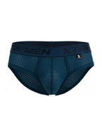 Xtremen Microfiber Mesh Briefs - Petrol
