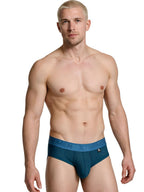 Xtremen Microfiber Mesh Briefs - Petrol
