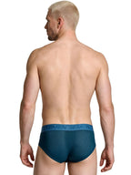 Xtremen Microfiber Mesh Briefs - Petrol