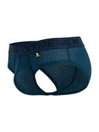 Xtremen Microfiber Mesh Briefs - Petrol