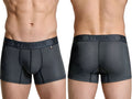 Xtremen Microfiber Mesh Boxer Briefs - Gray