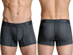 Xtremen Microfiber Mesh Boxer Briefs - Gray