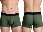Xtremen Microfiber Mesh Boxer Briefs - Military Green
