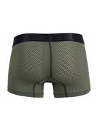 Xtremen Microfiber Mesh Boxer Briefs - Military Green
