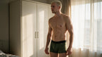 Xtremen Microfiber Mesh Boxer Briefs - Military Green