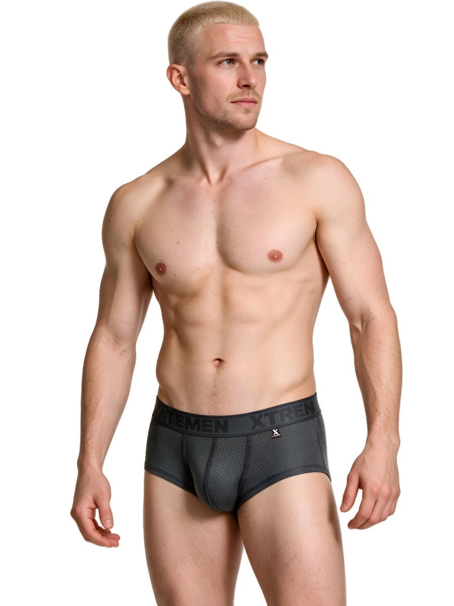 Xtremen Microfiber Mesh Trunks - Gray