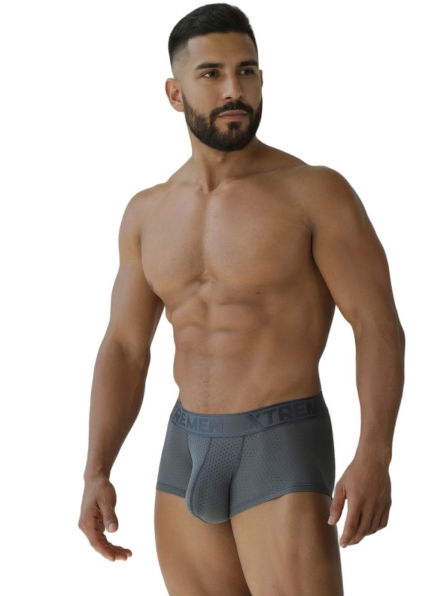 Xtremen Microfiber Mesh Trunks - Gray