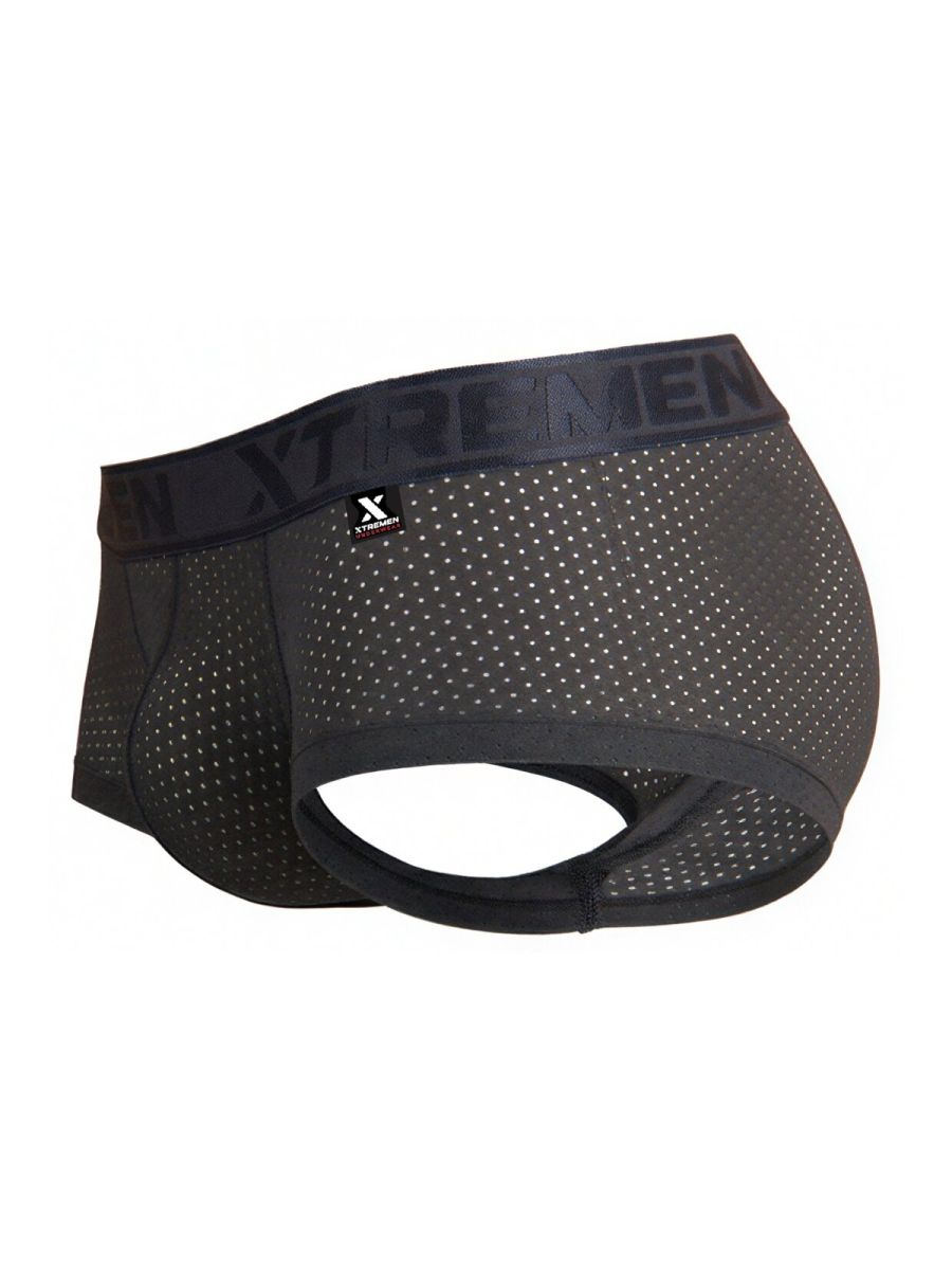 Xtremen Microfiber Mesh Trunks - Gray