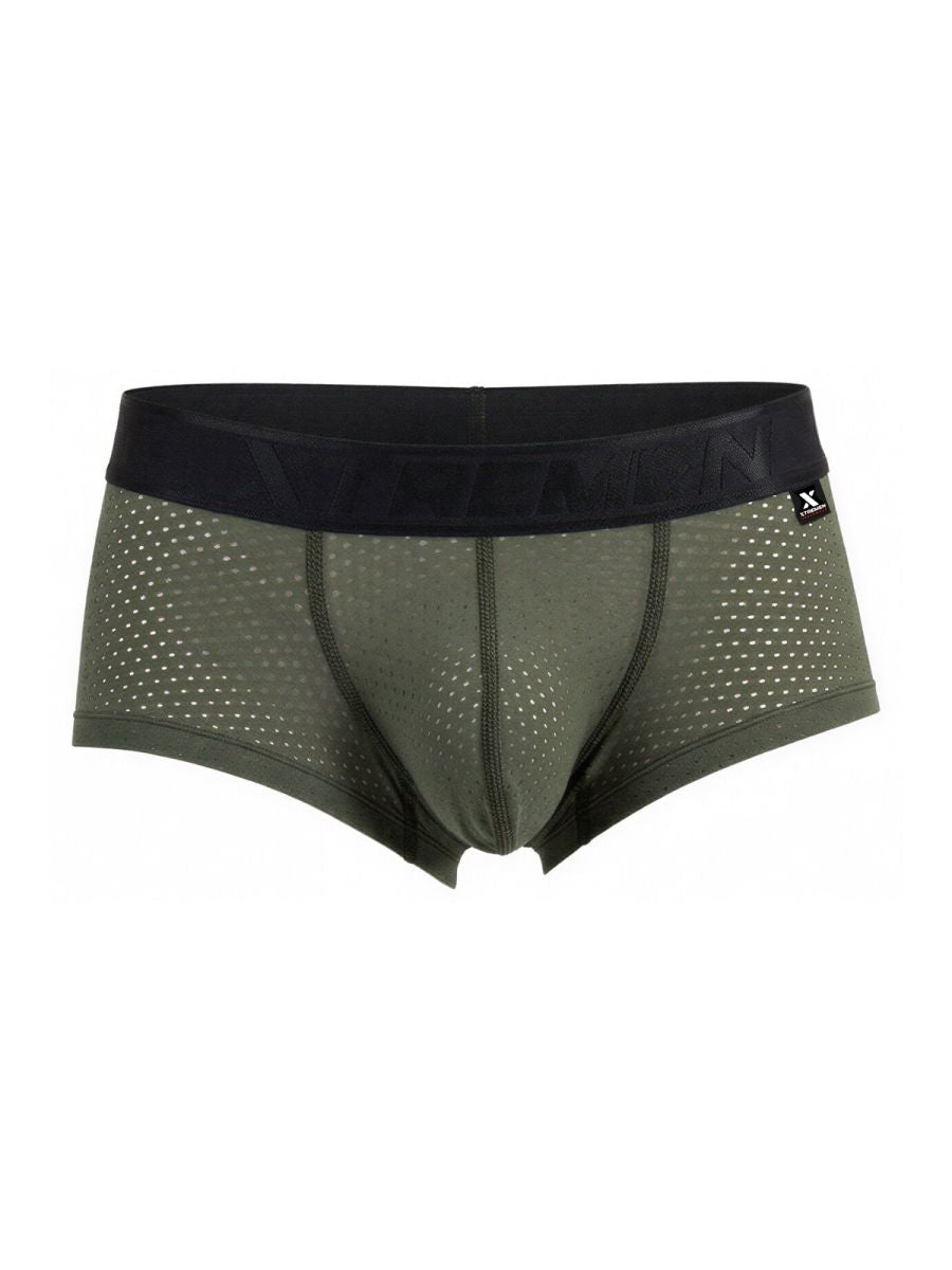 Xtremen Microfiber Mesh Trunks - Military Green