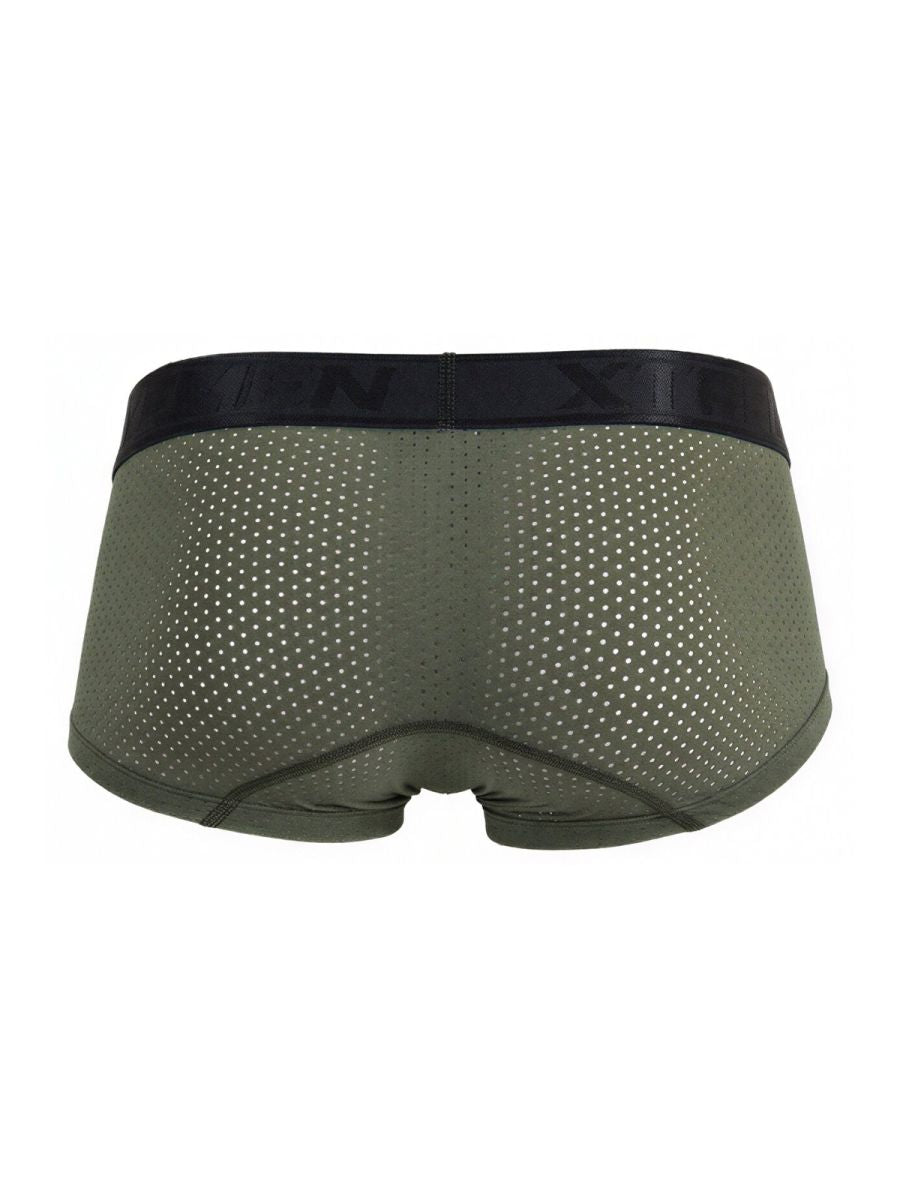 Xtremen Microfiber Mesh Trunks - Military Green