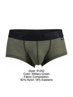 Xtremen Microfiber Mesh Trunks - Military Green